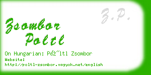 zsombor poltl business card